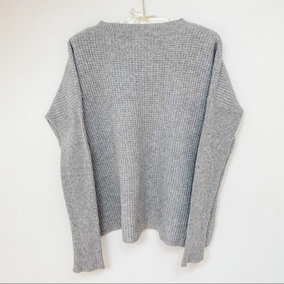 Rachel Roy Gray Pullover Crewneck Sweater - Picture 3 of 4